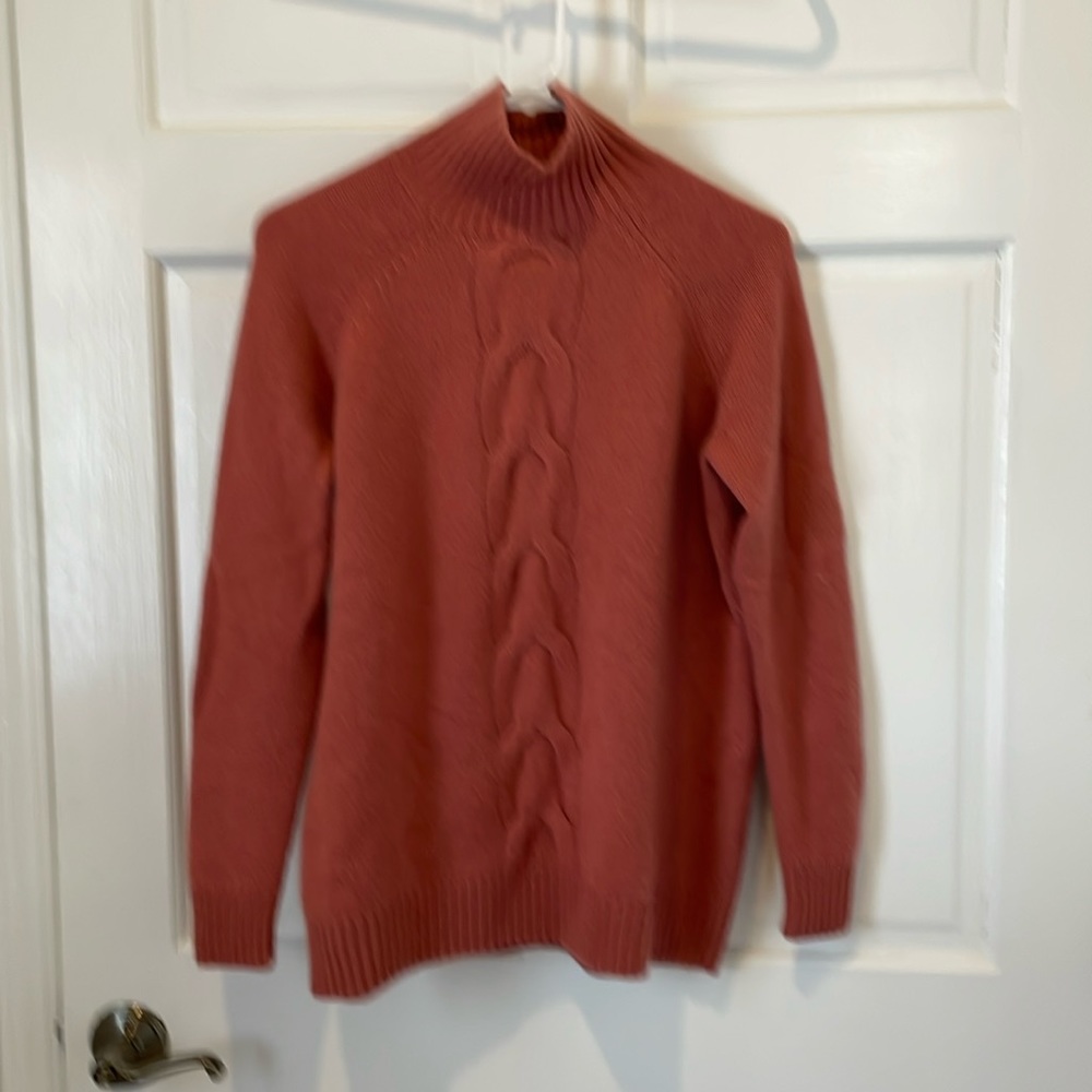 Garnett’s Hill Cashmere mock neck sweater
